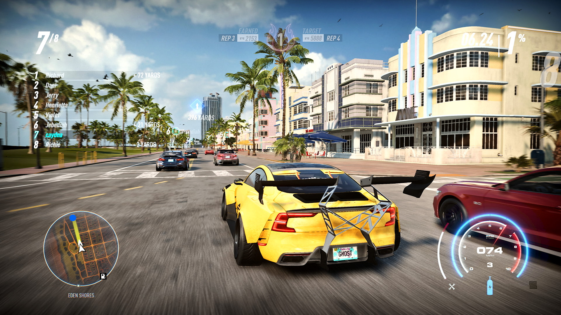 Need for Speed Heat ключи к карте