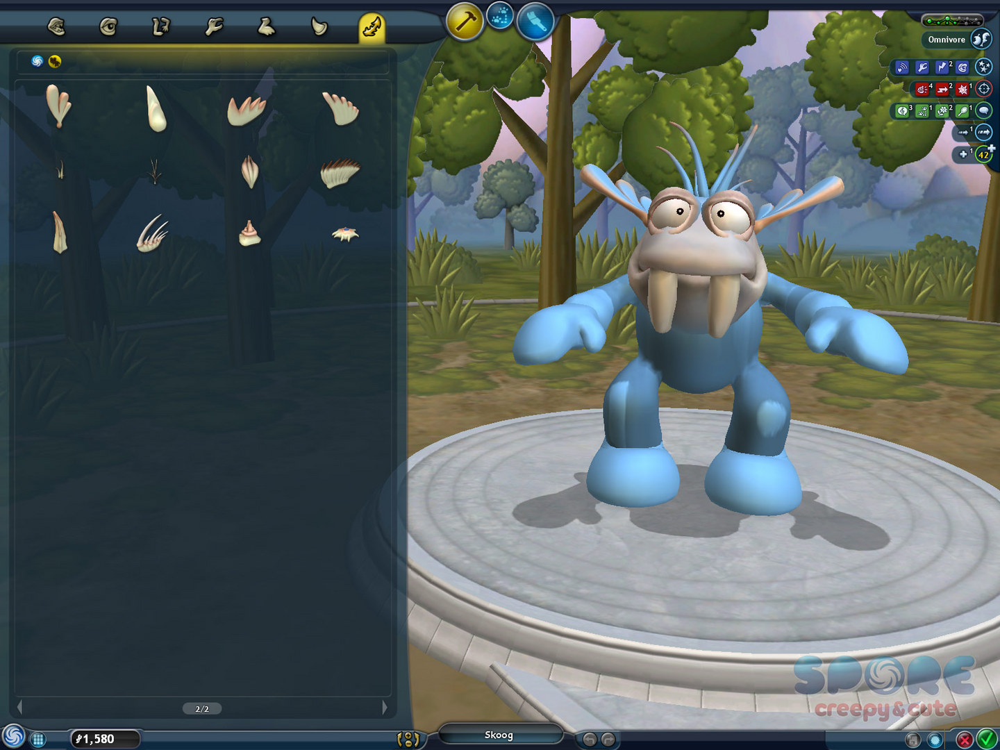 SPORE Creepy Cute Parts Pack