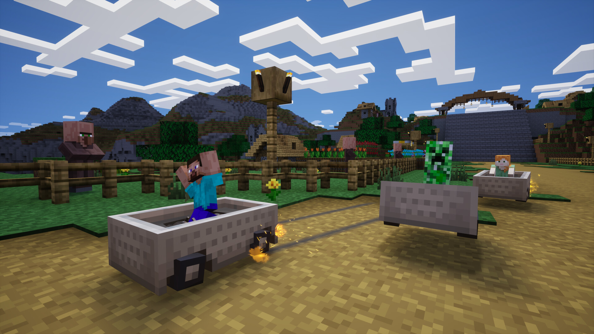 Sonic Racing: CrossWorlds  набор Minecraft