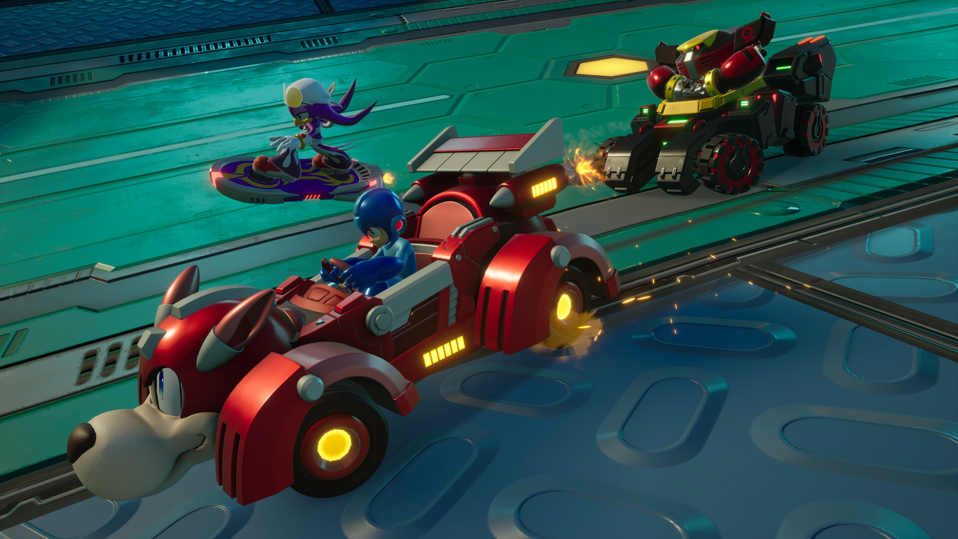 Sonic Racing: CrossWorlds набор Mega Man