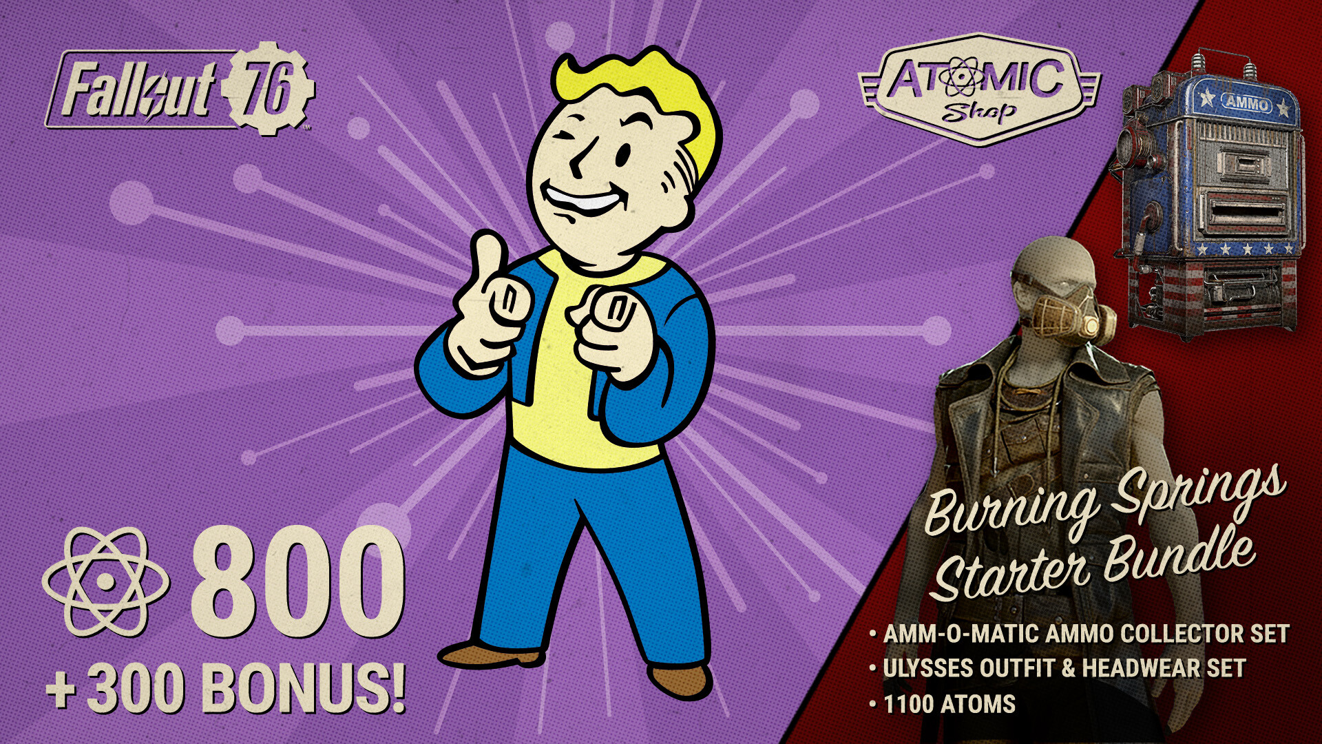 Fallout 76: Burning Springs Starter Bundle
